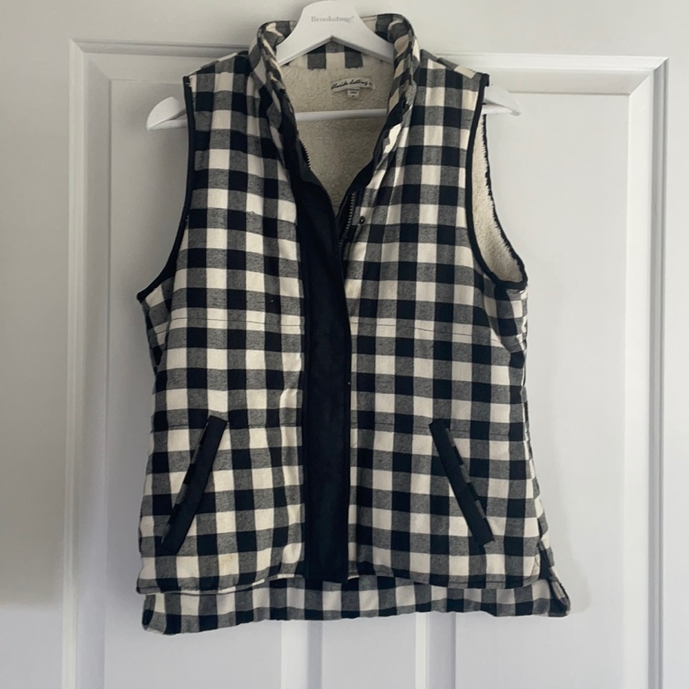 Zip up fleece vest